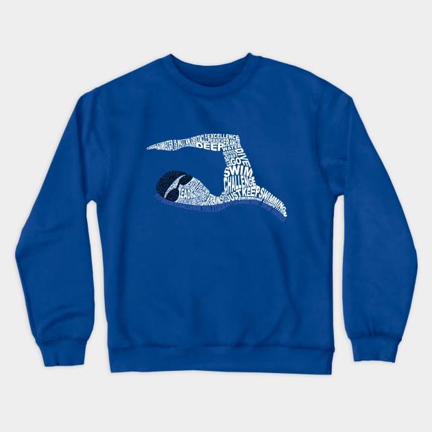 swimmer Crewneck Sweatshirt by ThyShirtProject - Affiliate